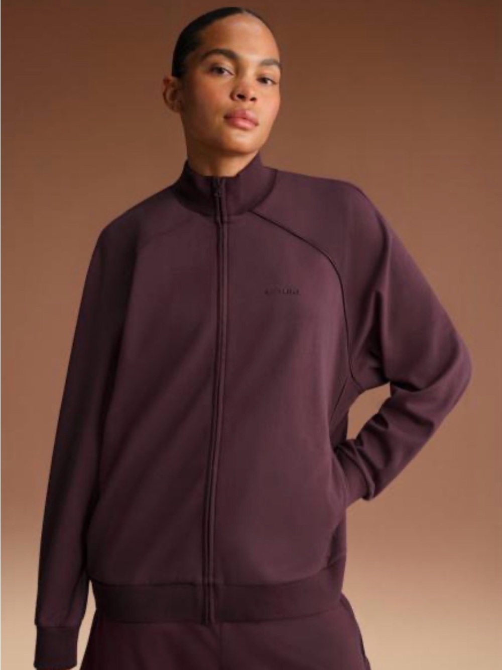 NikeSKIMS Matte Tricot Women’s Oversized Full Zip Track Jacket M Sweatshirt Nike
